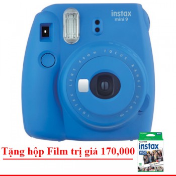 Máy chụp ảnh lấy liền Fujifilm instax mini 9 - Màu xanh dương (Chính hãng)