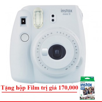Máy chụp ảnh lấy liền Fujifilm instax mini 9 - Màu trắng (Chính hãng)