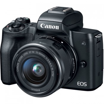 Canon EOS M50 + 15-45mm (Màu đen), Mới 98%