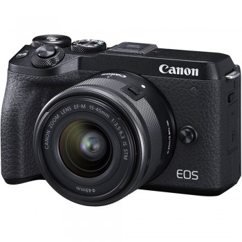 Canon EOS M6 Mark II + 15-45mm STM, Mới 100% (Chính hãng Lê Bảo Minh)