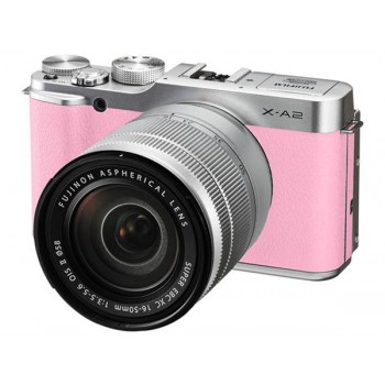Fujifilm X-A2 + 16-50mm f/3.5-5.6 OIS II (Màu hồng), Mới 90% 