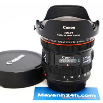 Canon EF Fisheye 8-15mm f/4L USM, Mới 98%