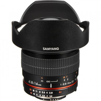 Samyang 14mm F/2.8 AE IF ED UMC Aspherical For Nikon, Mới 98% (Đời có chíp báo khẩut)