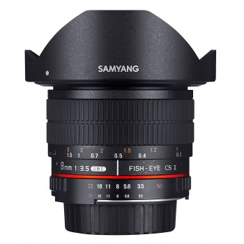 Samyang 8mm f/3.5 Asph IF MC Fisheye CSII Cho Canon, Mới 98% / Fullbox