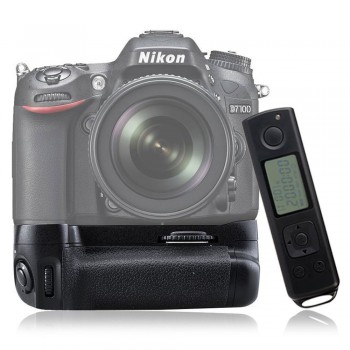 Grip Meike Pro cho Nikon D7100 / D7200 hổ trợ Wireless Remote Control