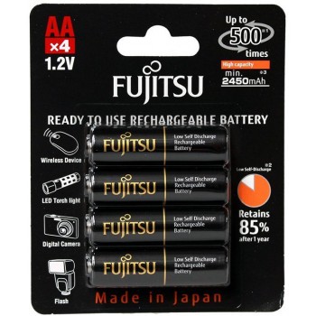 Pin Fujitsu AA 2450mAh (Màu đen)