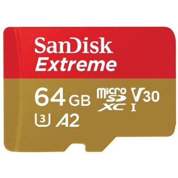 Micro SD SanDisk Extreme V30 A2 64GB 160/60Mb