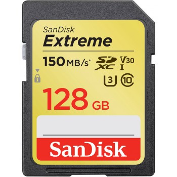 Thẻ nhớ SD SanDisk Extreme U3 V30 1000x 128GB 150MB/s