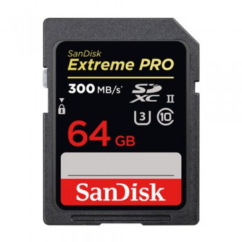 Thẻ nhớ SDXC SanDisk Extreme Pro UHS-II U3 64GB 300MB/s