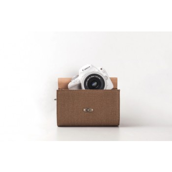 Túi máy ảnh Herringbone Tiny Mellow Canvas (Khaki) (Chính Hãng)