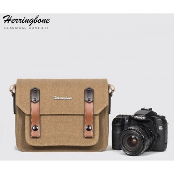 Túi máy ảnh Herringbone Papaspocket 3 Small (Khaki) (Chính Hãng)