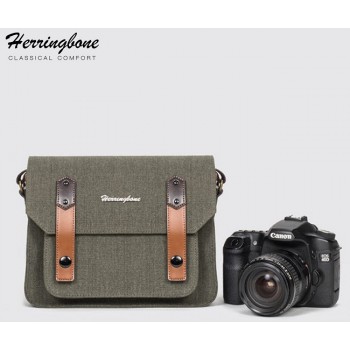 Túi máy ảnh Herringbone Papaspocket 3 Small (Olive) (Chính Hãng)
