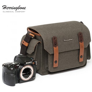 Túi máy ảnh Herringbone Papaspocket 3 Medium (Brown) (Chính Hãng)