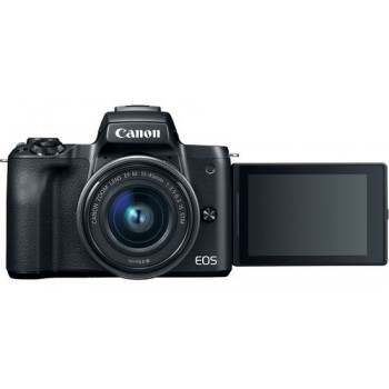 Buy Canon EOS M50, Black + EF-M 15-45mm IS STM + Backpack + SD Card + Spare  Battery in Discontinued — Canon Ireland Store